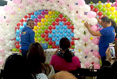 25 сентября состоялся семинар по оформлению воздушными шарами.